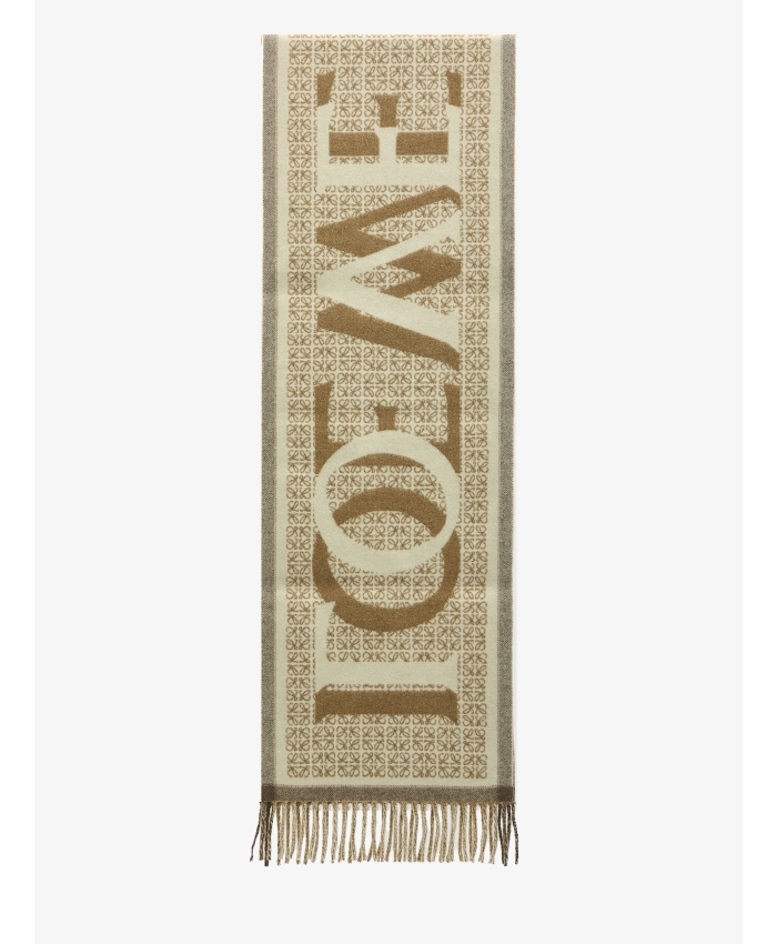 LOEWE - Sciarpa Love in lana e cashmere