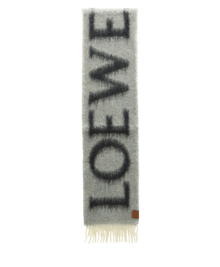LOEWE - Sciarpa in lana e mohair