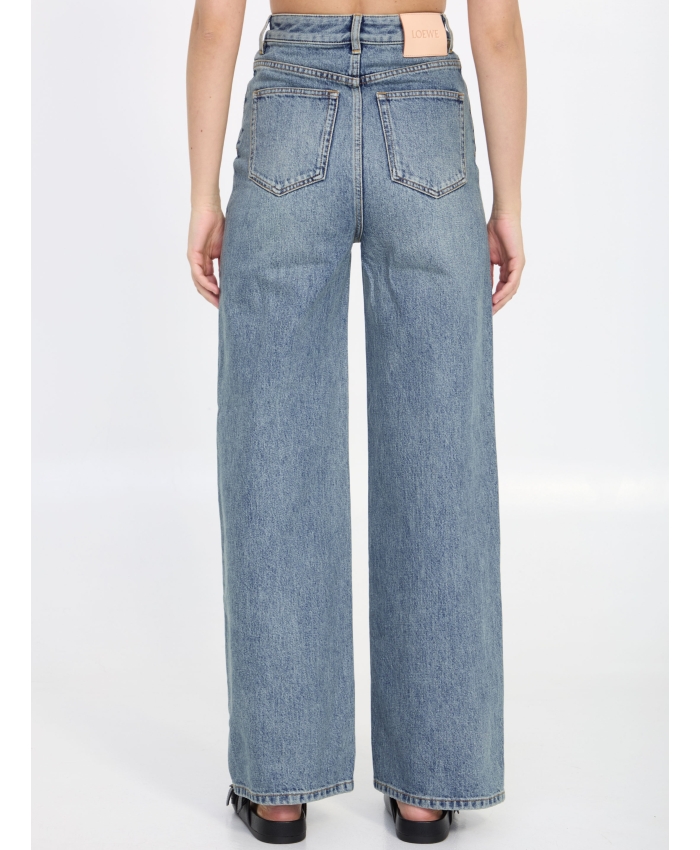 LOEWE - High-waisted denim jeans