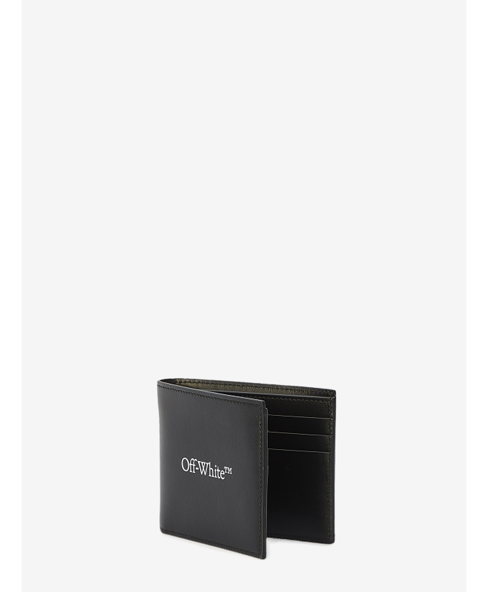 OFF WHITE - Bookish bi-fold wallet