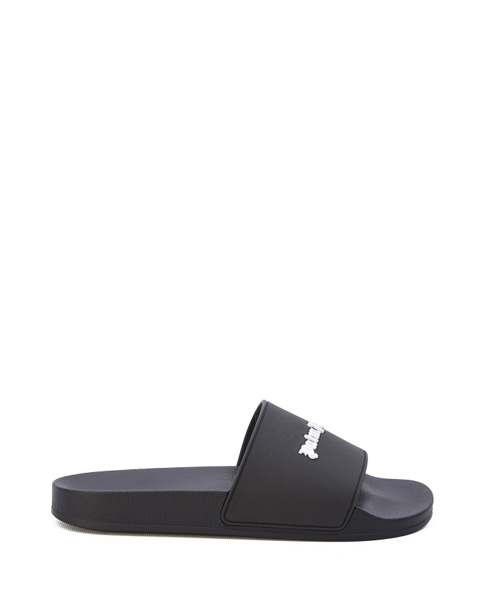 PALM ANGELS - Monogram rubber slide sandals