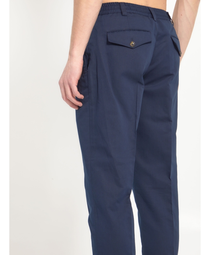 PT TORINO - Cotton and linen trousers