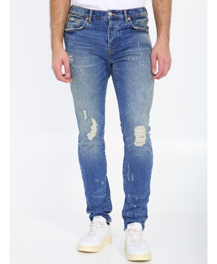 PURPLE BRAND - Distressed jeans