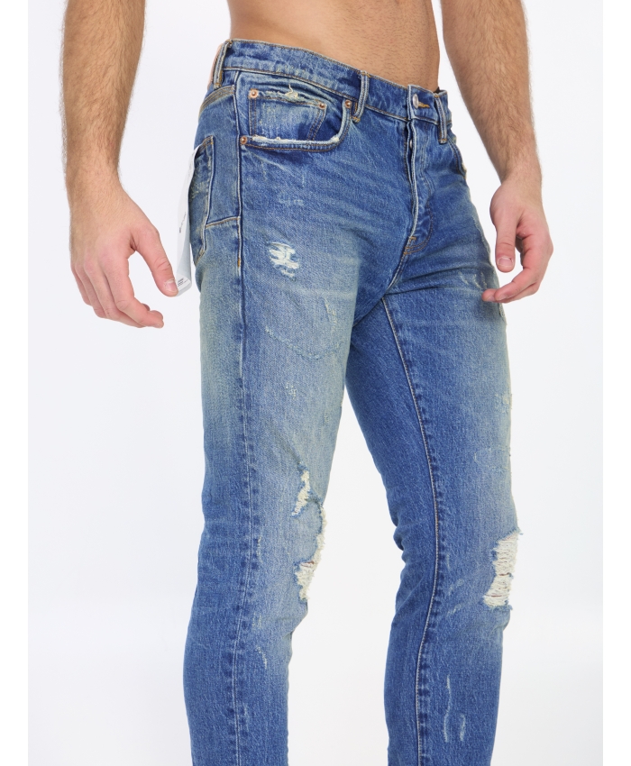 PURPLE BRAND - Distressed jeans
