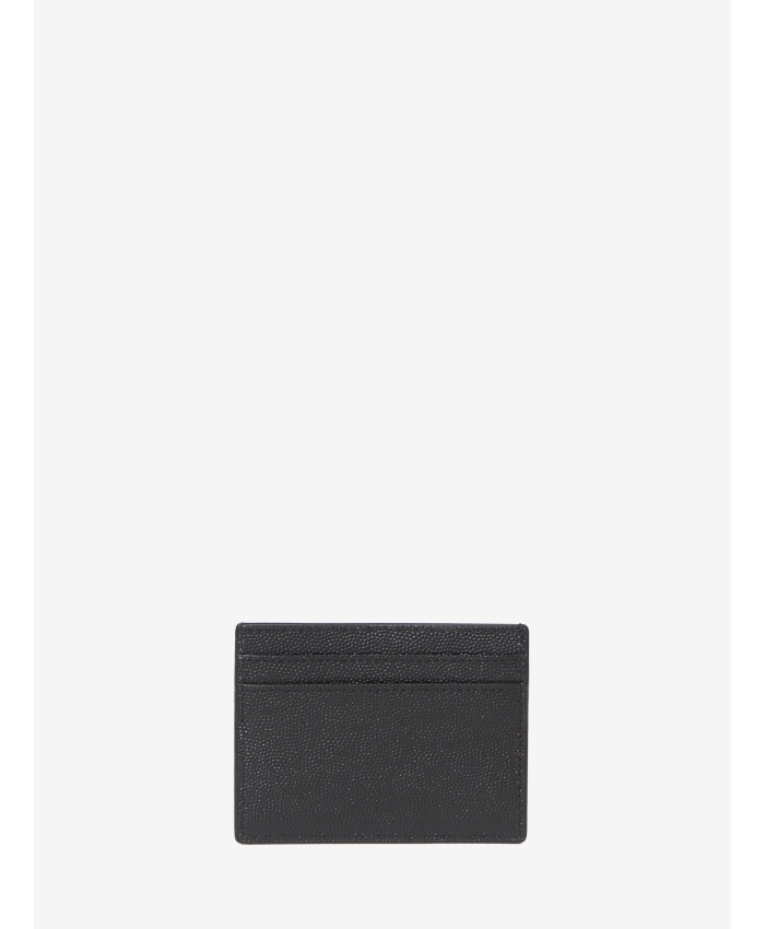 SAINT LAURENT - Black leather cardholder