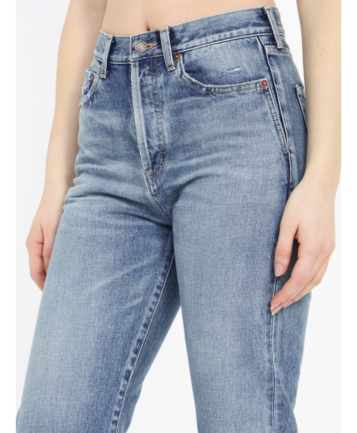 SAINT LAURENT - Jeans slim fit in denim