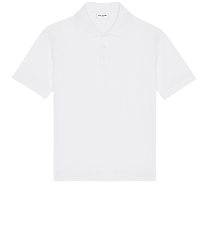 SAINT LAURENT - Monogram polo shirt