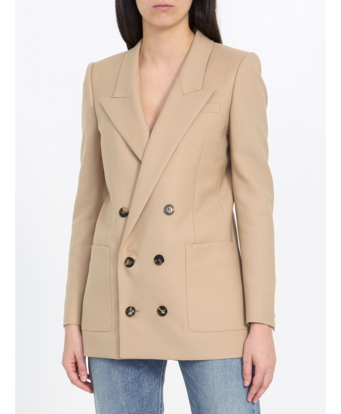 SAINT LAURENT - Wool gabardine jacket