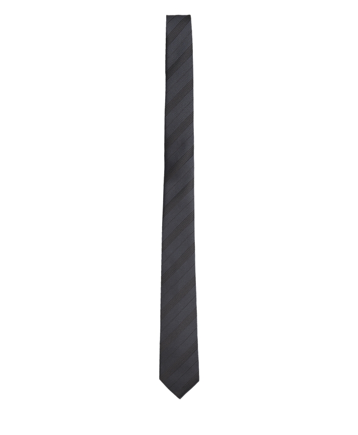 SAINT LAURENT - Cravatta a righe in seta