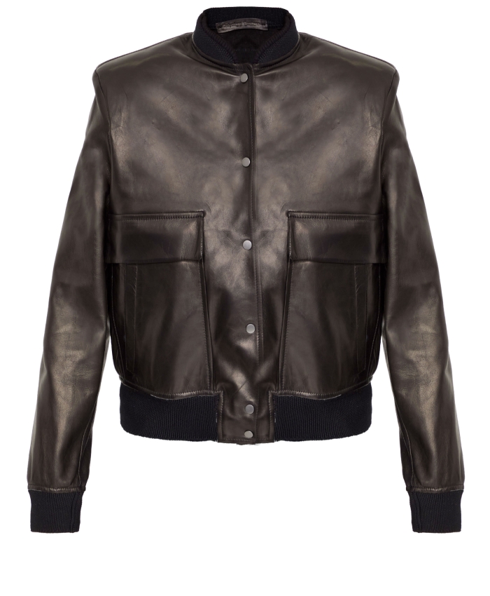 SALVATORE SANTORO - Leather bomber jacket
