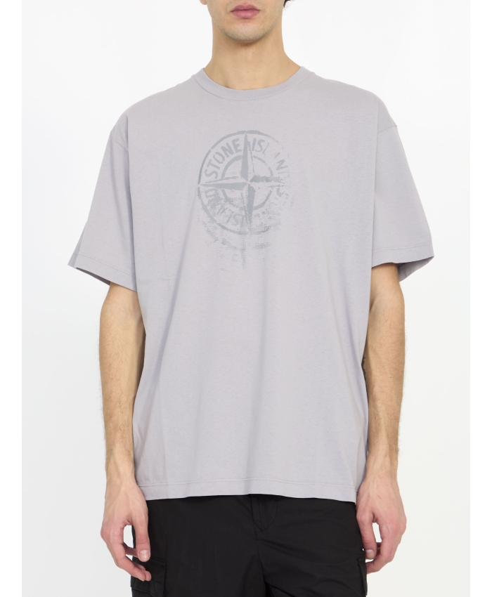 STONE ISLAND - T-shirt con logo