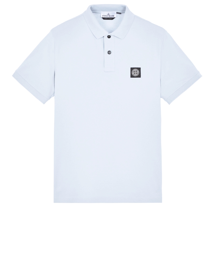 STONE ISLAND - Cotton polo shirt