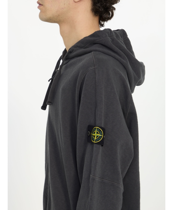 STONE ISLAND - Zip-up hoodie