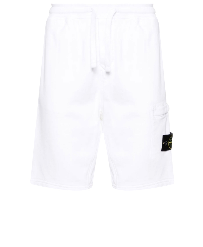 STONE ISLAND - Cotton bermuda shorts