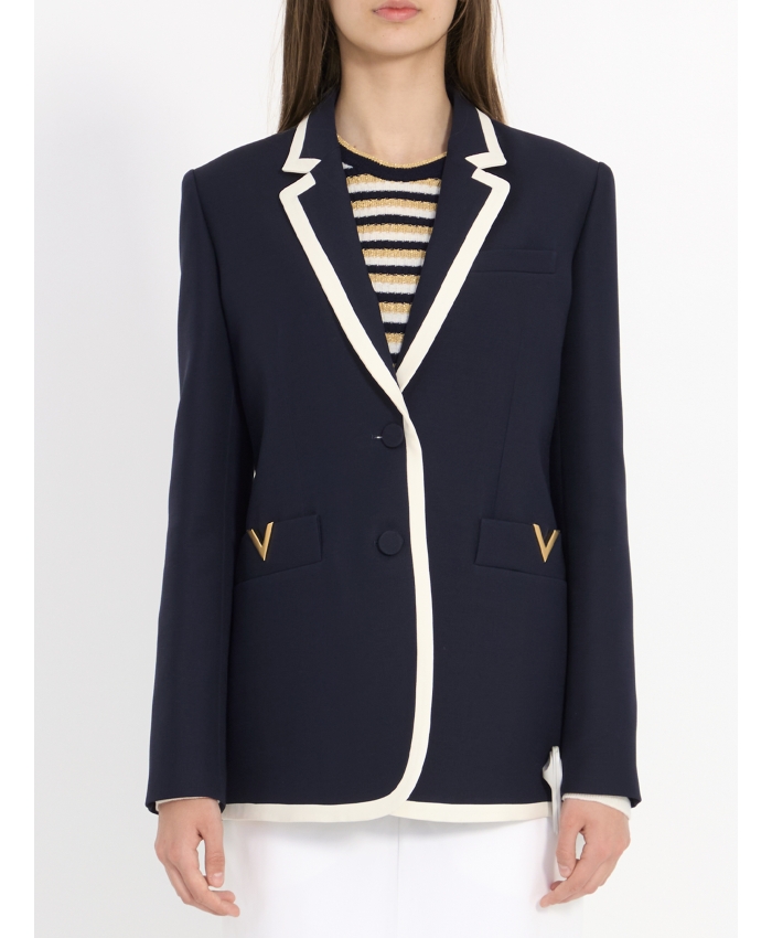 VALENTINO GARAVANI - Crepe Couture jacket
