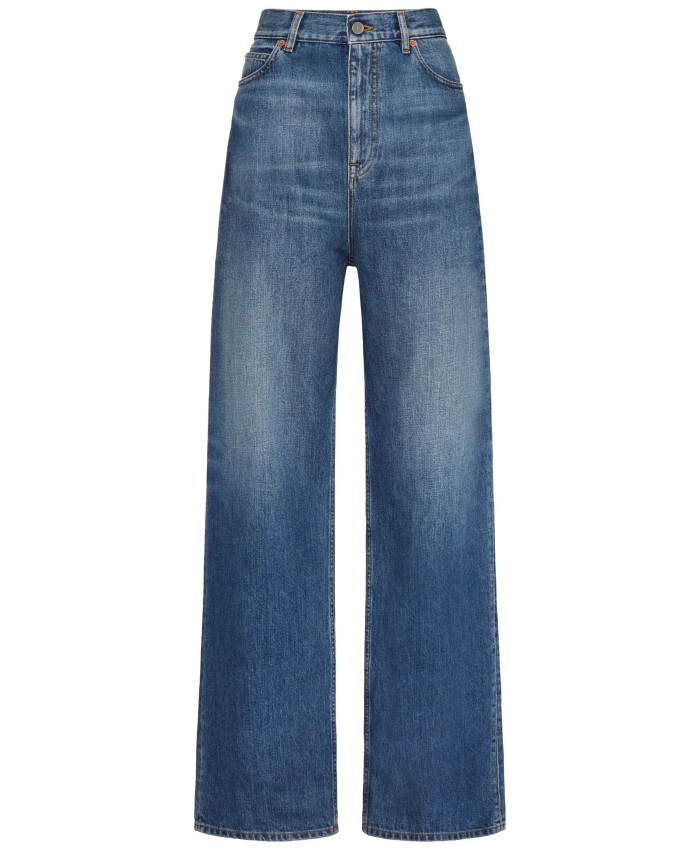 VALENTINO GARAVANI - Medium Blue Denim jeans