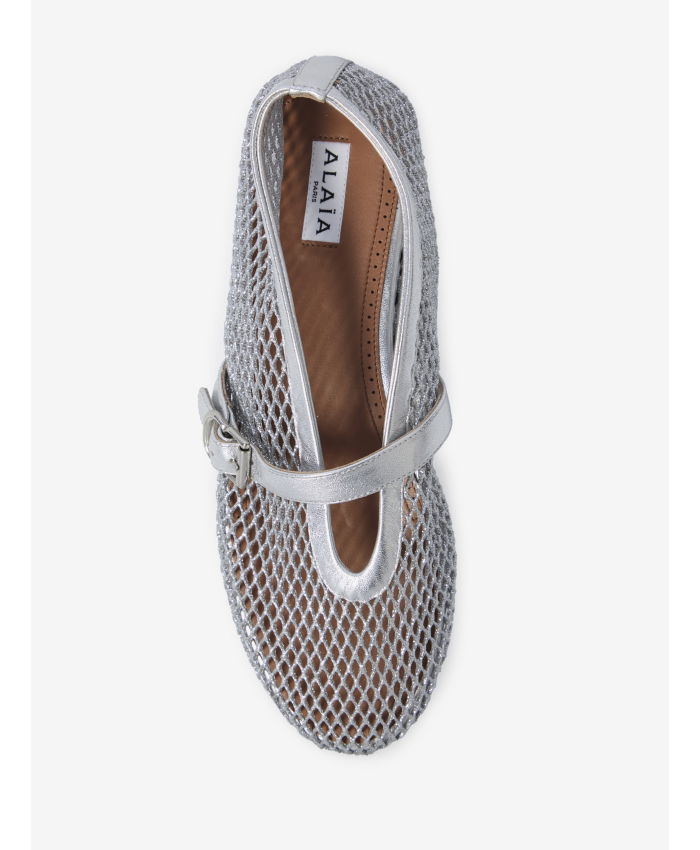 ALAIA - Fishnet ballerinas