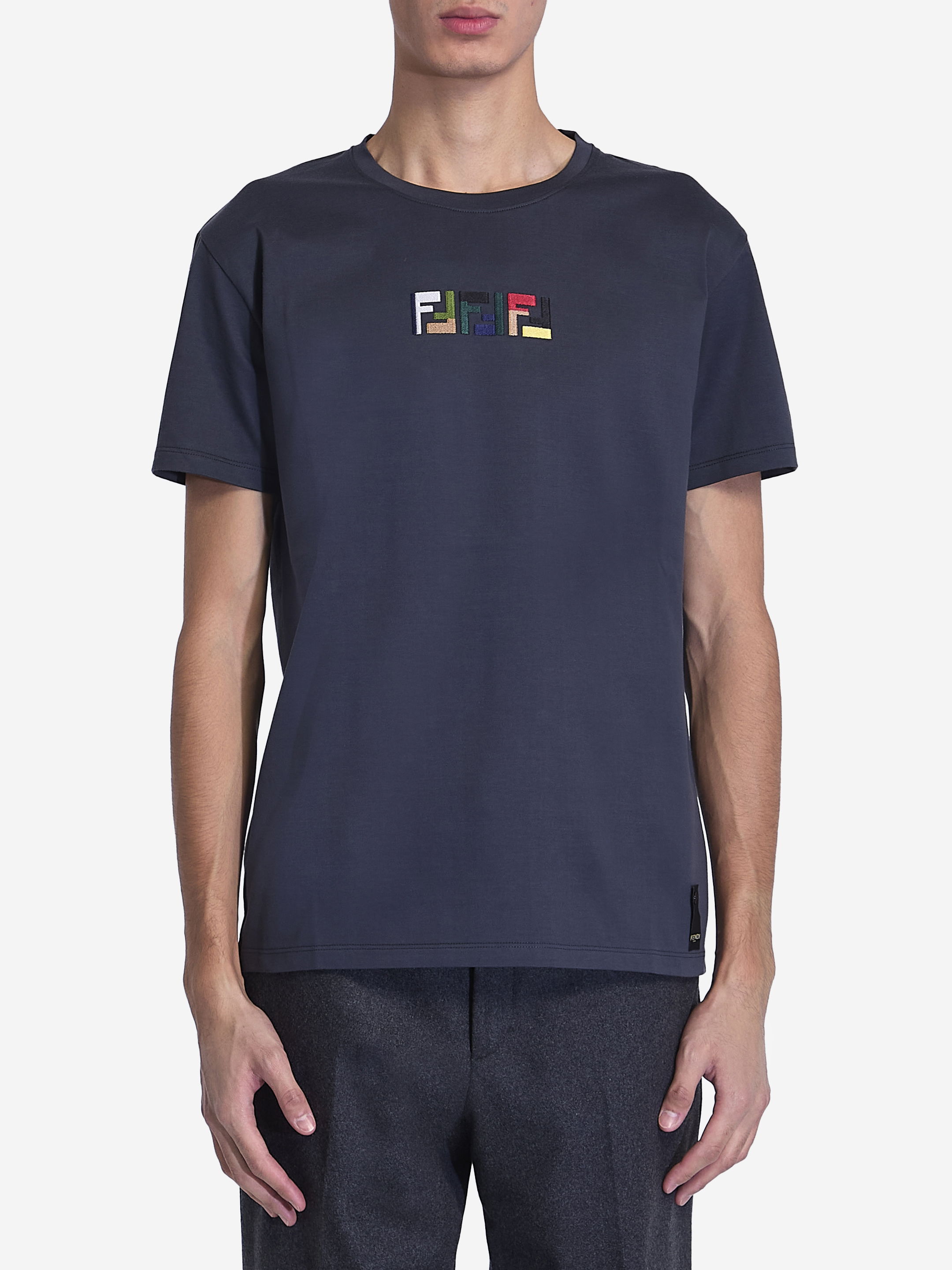 FENDI Triple FF t shirt Leam Roma Luxury Shopping Online