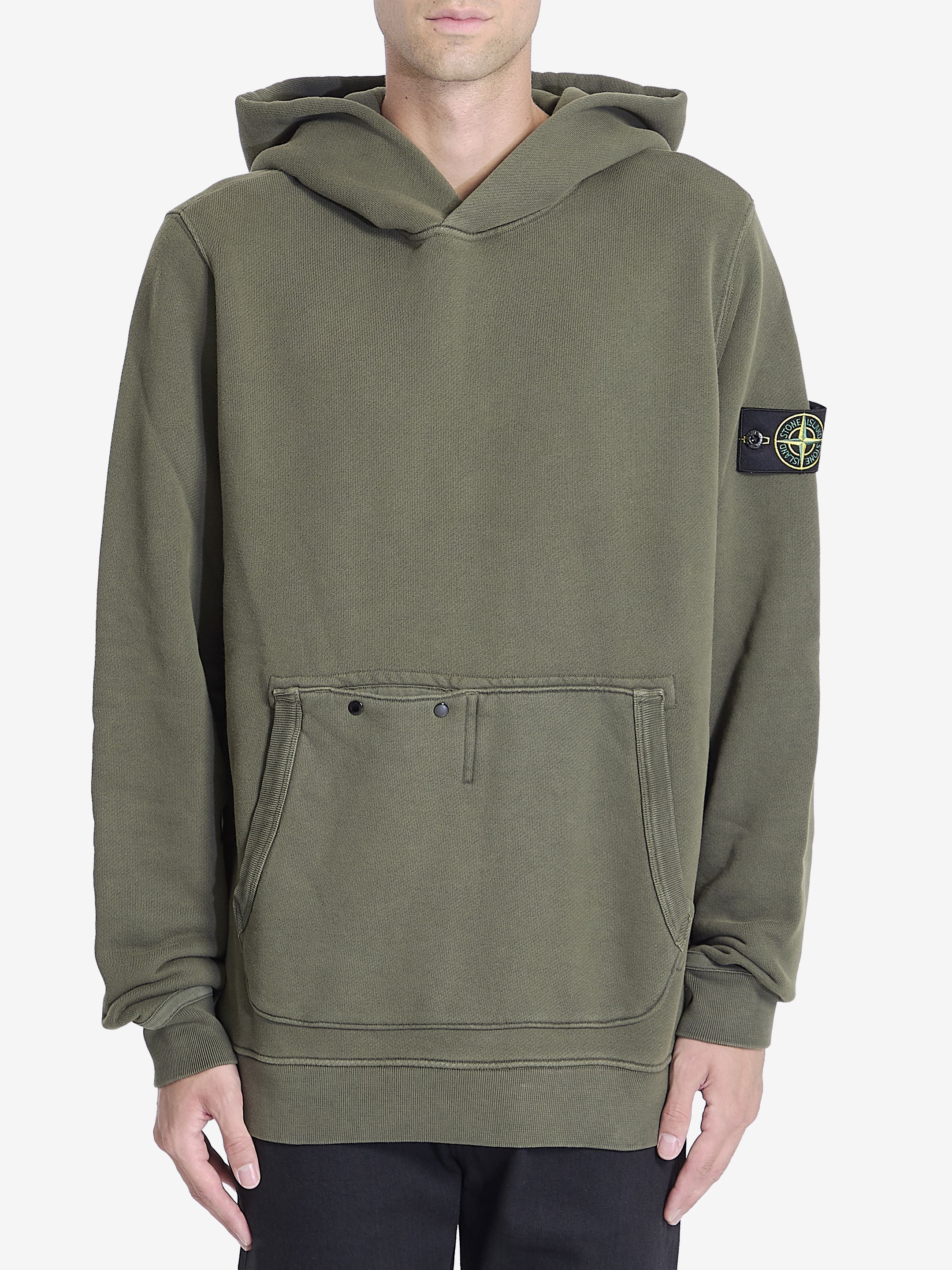 Stone island hooded sweatshirt sale