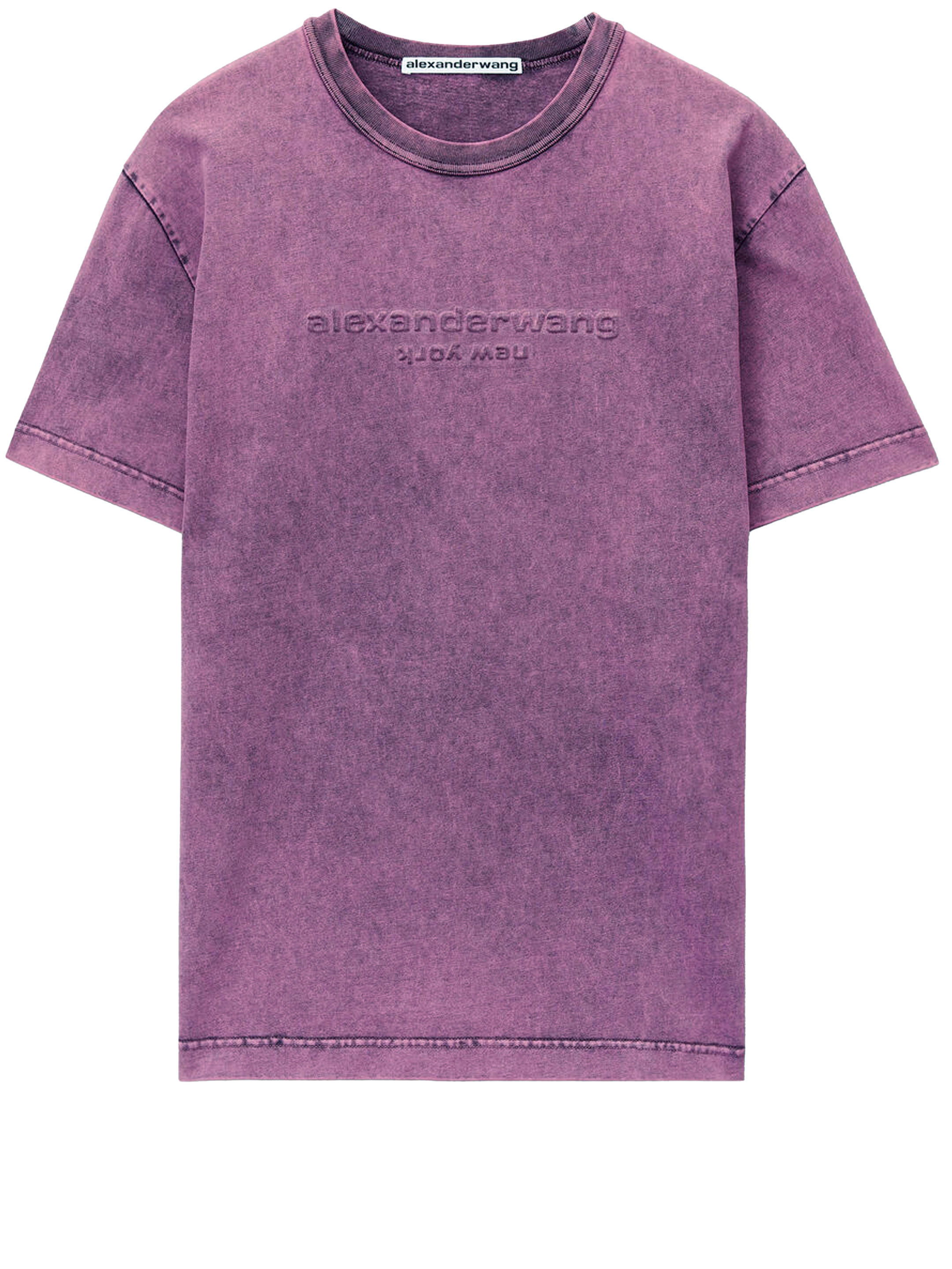 ALEXANDER WANG - Embossed logo t-shirt | Leam Roma - Luxury Shopping Online