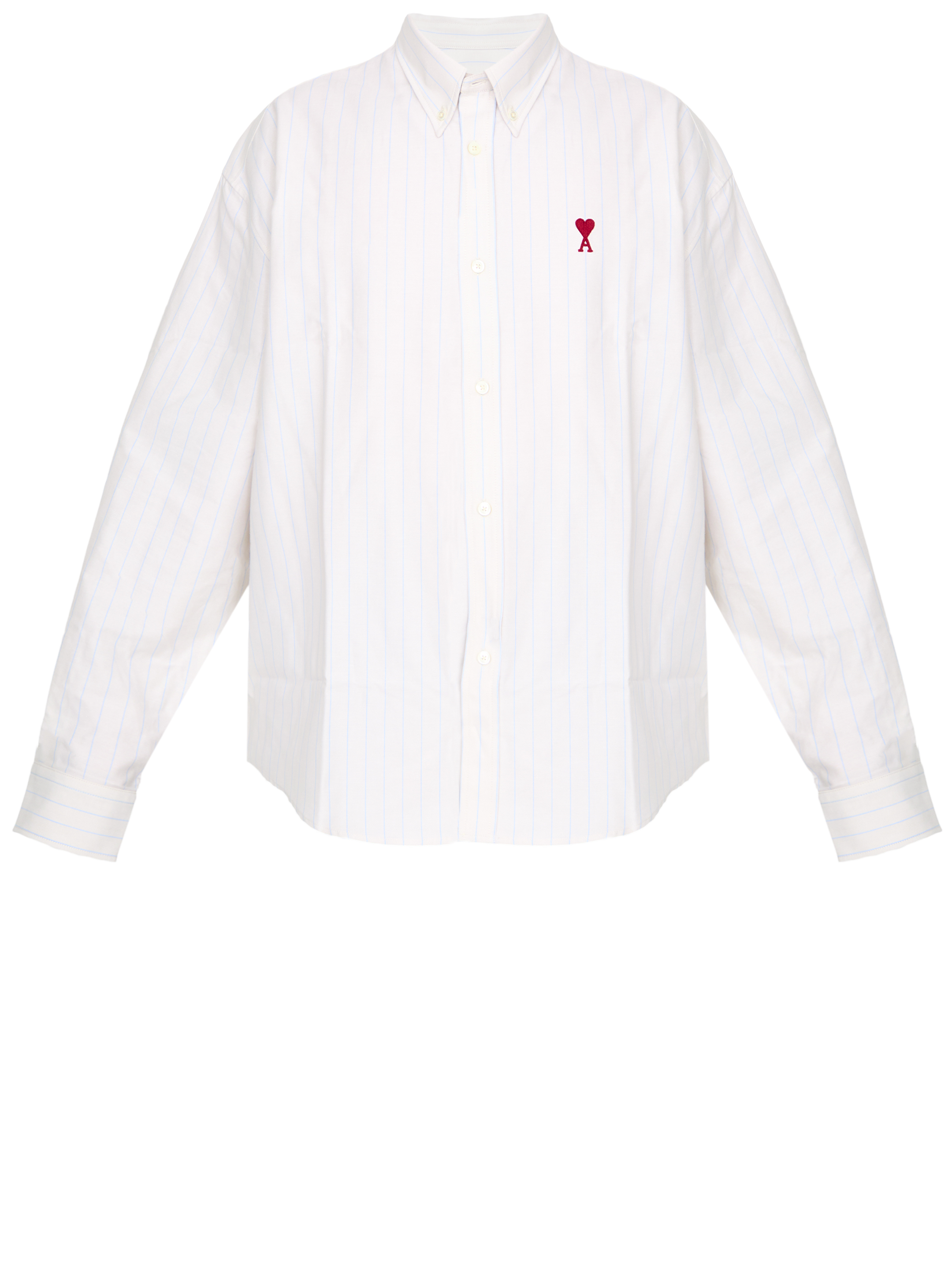 Ami Alexandre Mattiussi Ami De Coeur Shirt In Cream