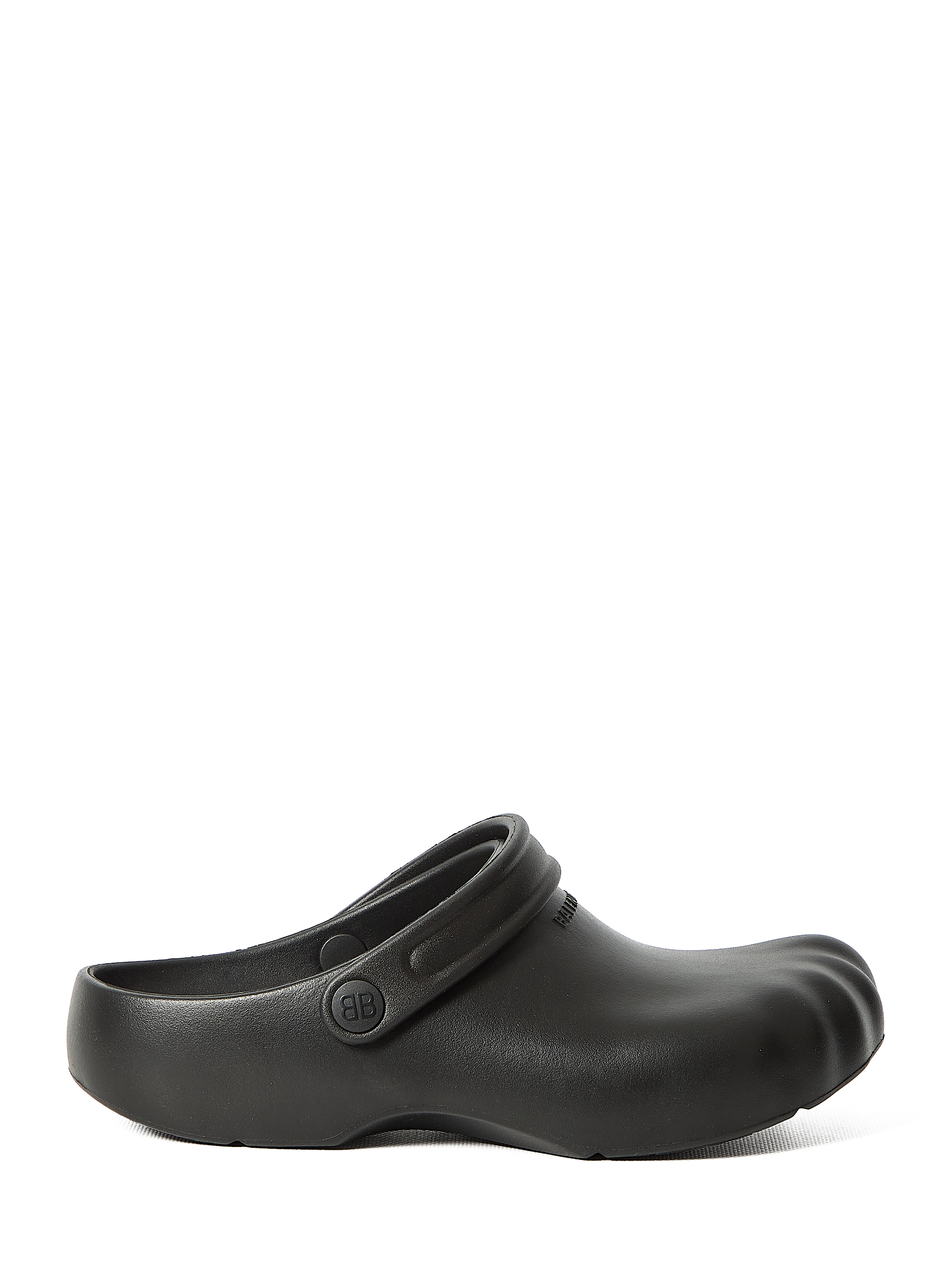 Shop Balenciaga Sunday Moulded Mules In Black