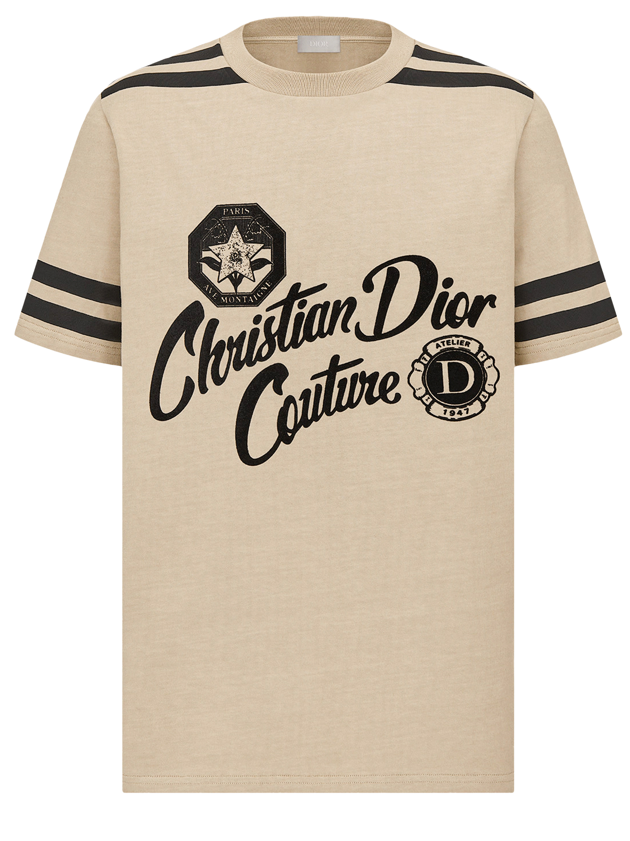 Dior Christian  Couture Tshirt In Beige