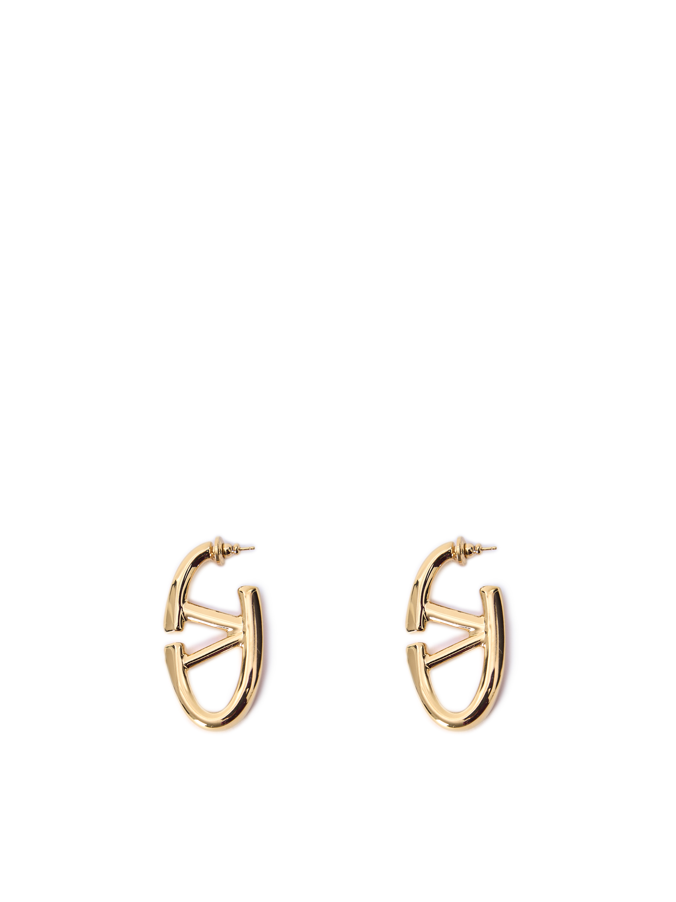 Shop Valentino Vlogo The Bold Edition Earrings In Gold